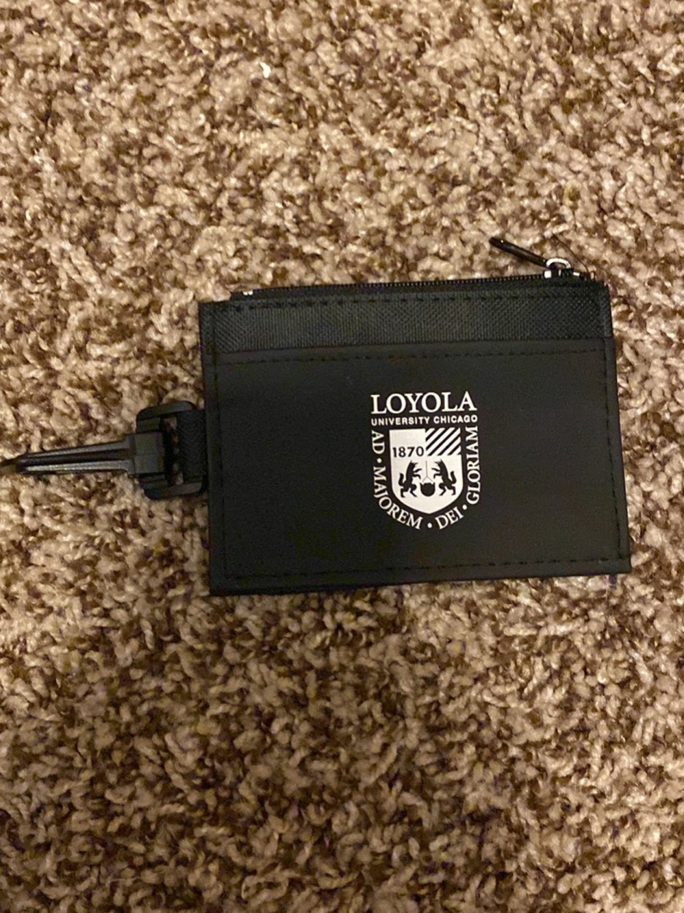 Loyola Black Card Holder Wallet